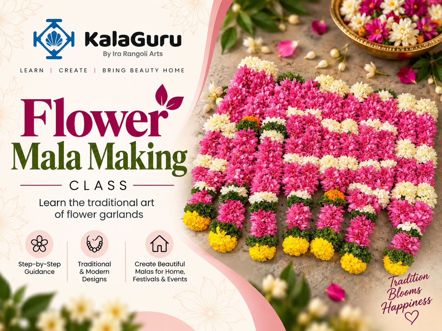 Flower Mala Making