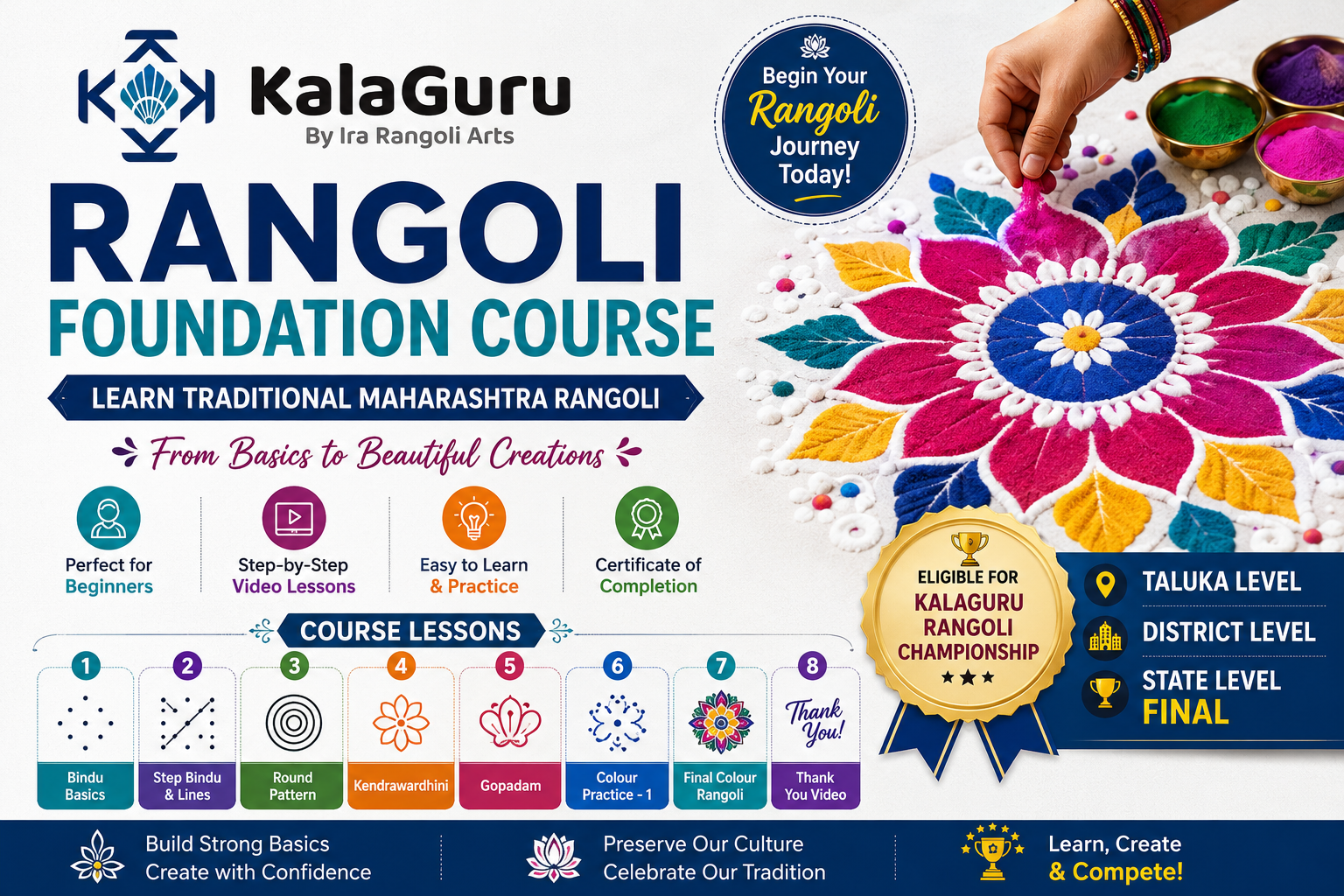 KalaGuru Rangoli Foundation Course