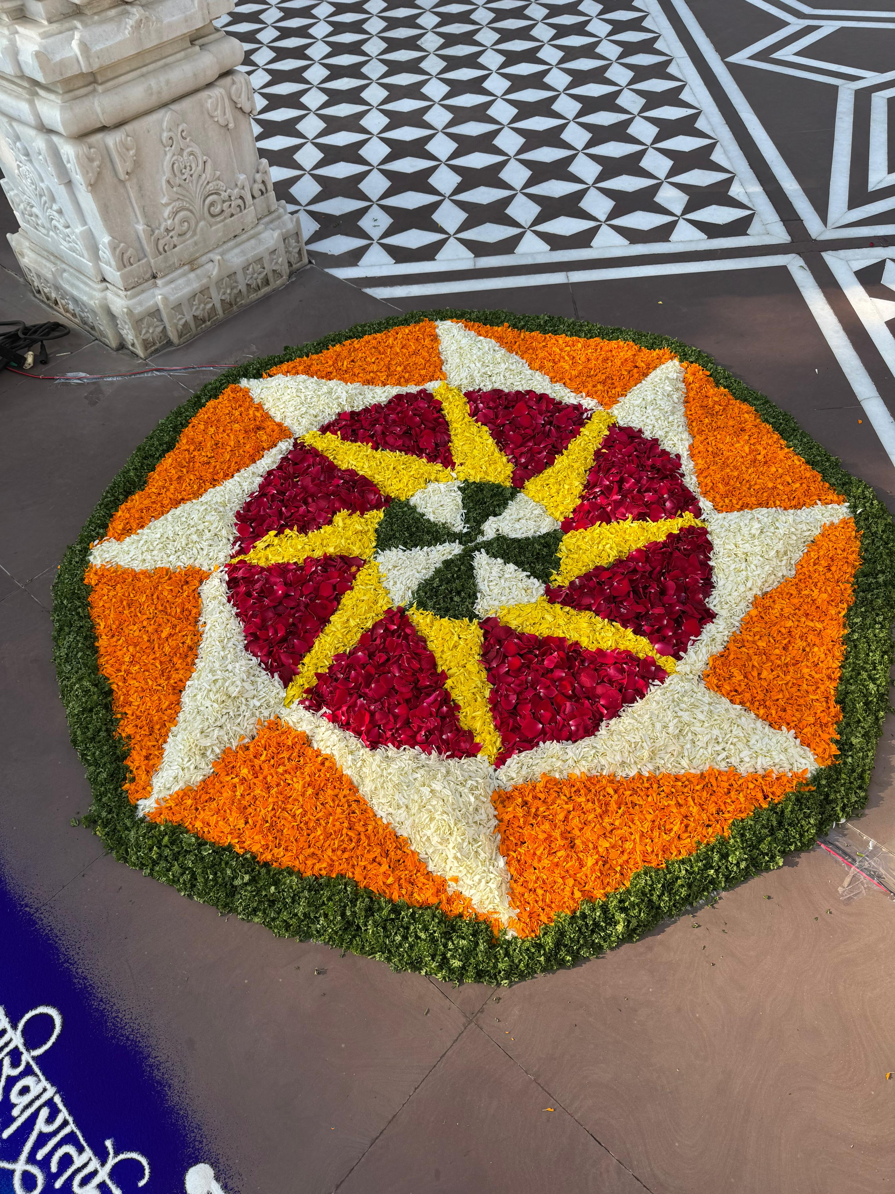 Flower Rangoli 3